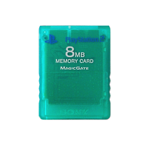 Sony PlayStation 2 8 MB Memory Card - Emerald - YourGamingShop.com - Buy, Sell, Trade Video Games Online. 120 Day Warranty. Satisfaction Guaranteed.