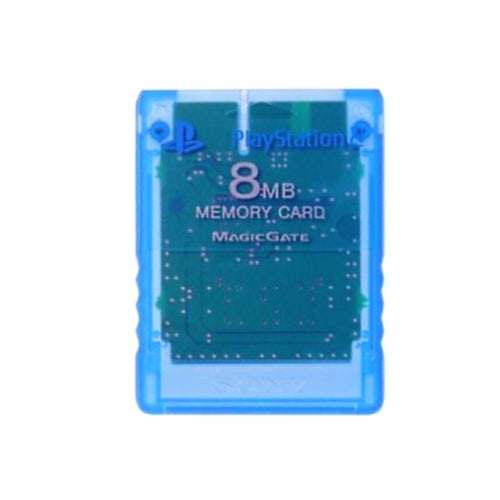Sony PlayStation 2 8 MB Memory Card - Island Blue - YourGamingShop.com - Buy, Sell, Trade Video Games Online. 120 Day Warranty. Satisfaction Guaranteed.