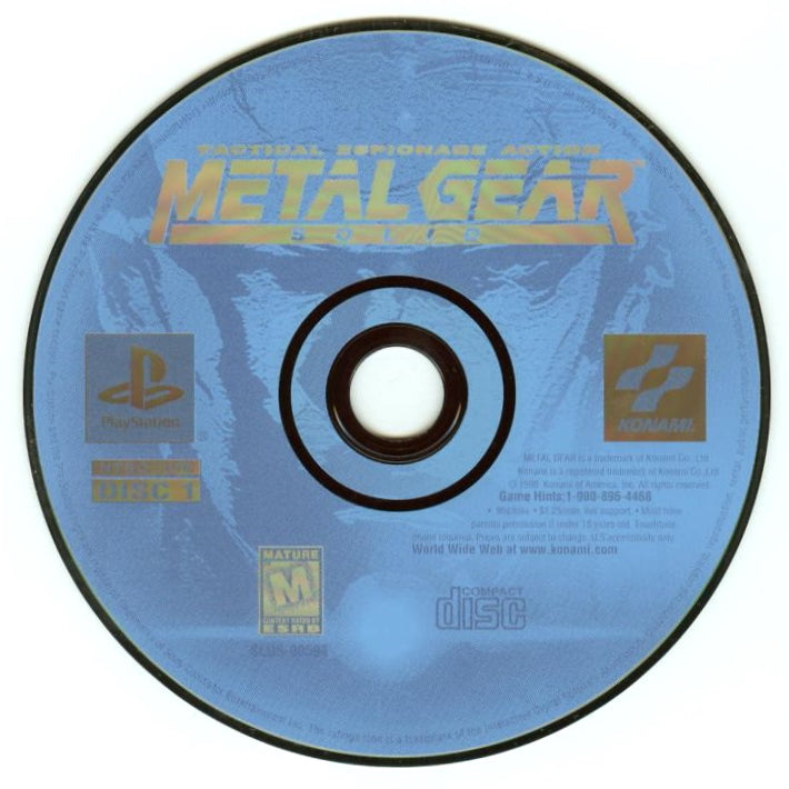 Metal Gear Solid - PlayStation 1 (PS1) Game Complete - YourGamingShop.com - Buy, Sell, Trade Video Games Online. 120 Day Warranty. Satisfaction Guaranteed.