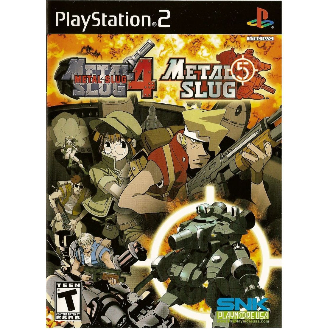 Metal Slug 4 & 5 - PlayStation 2 (PS2) Game Complete - YourGamingShop.com - Buy, Sell, Trade Video Games Online. 120 Day Warranty. Satisfaction Guaranteed.