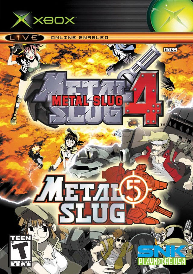 Metal Slug 4 & 5 - Microsoft Xbox Game