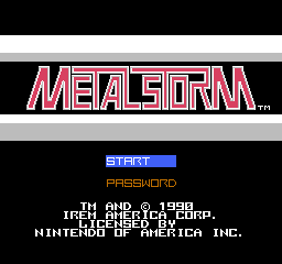 Metal Storm - Authentic NES Game Cartridge