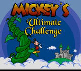 Mickey's Ultimate Challenge - Authentic Super Nintendo (SNES) Game Cartridge