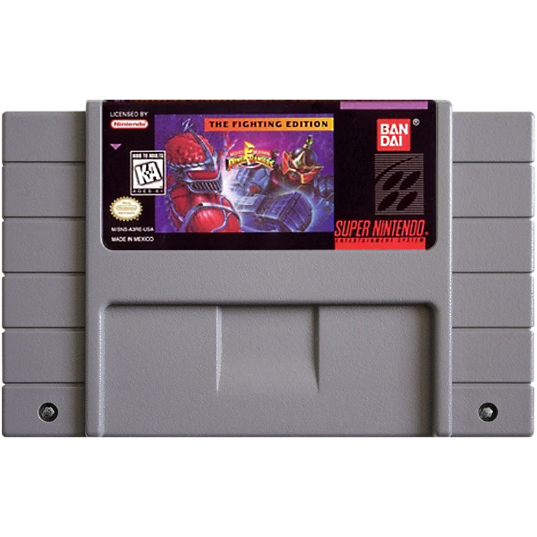 Mighty Morphin Power Rangers: The Fighting Edition - Super Nintendo (SNES) Game Cartridge - YourGamingShop.com - Buy, Sell, Trade Video Games Online. 120 Day Warranty. Satisfaction Guaranteed.