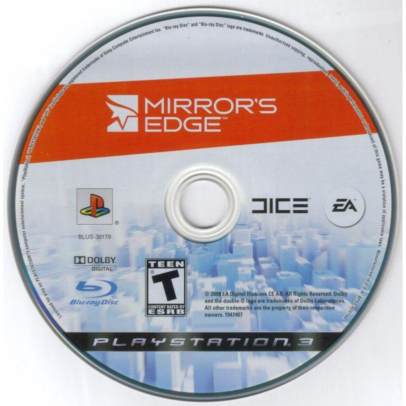 Mirror's Edge - PlayStation 3 (PS3) Game Complete - YourGamingShop.com - Buy, Sell, Trade Video Games Online. 120 Day Warranty. Satisfaction Guaranteed.