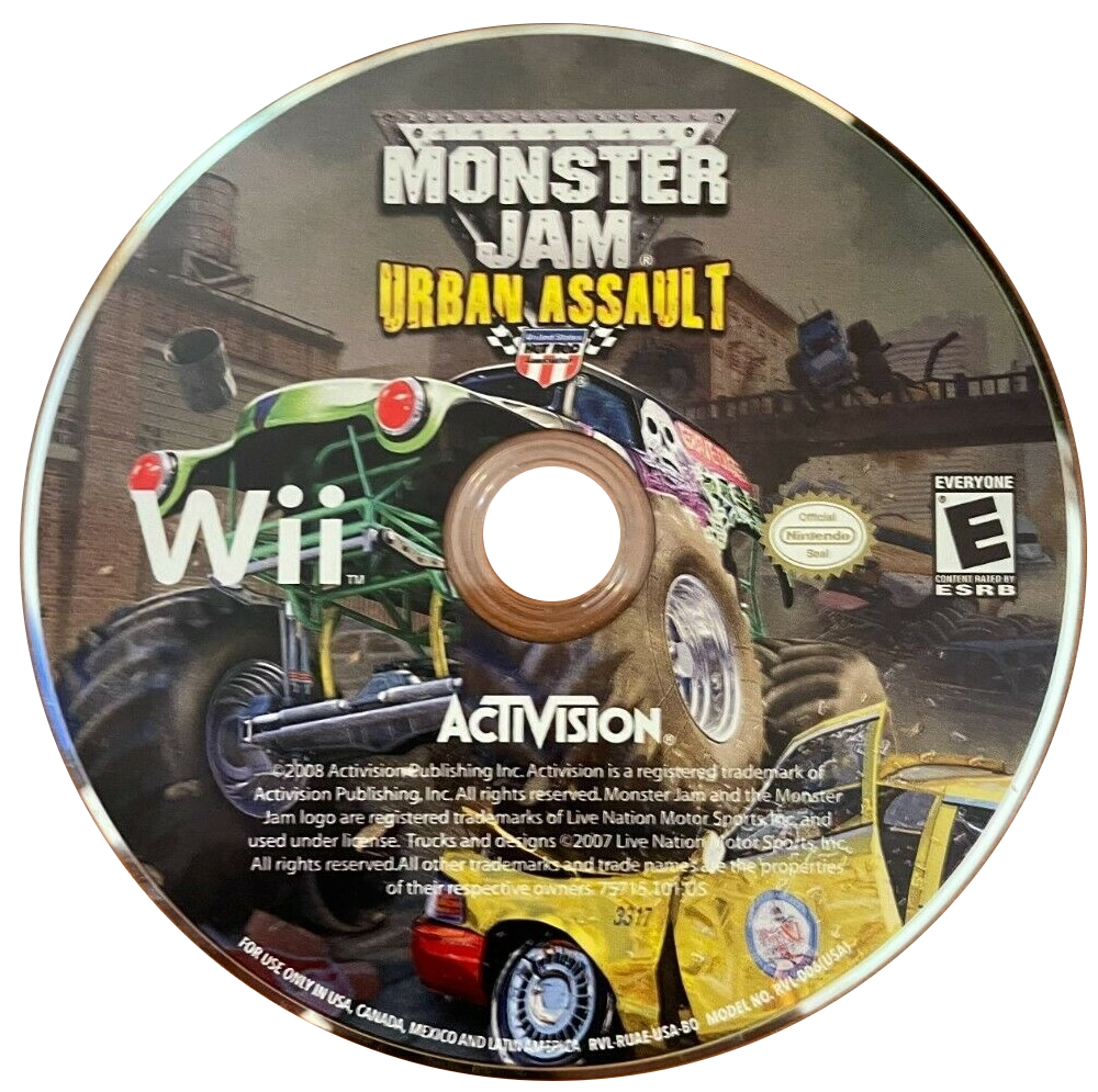 Monster Jam: Urban Assault - Nintendo Wii Game