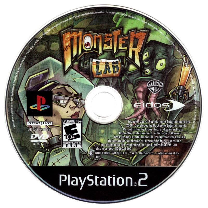 Monster Lab - PlayStation 2 (PS2) Game