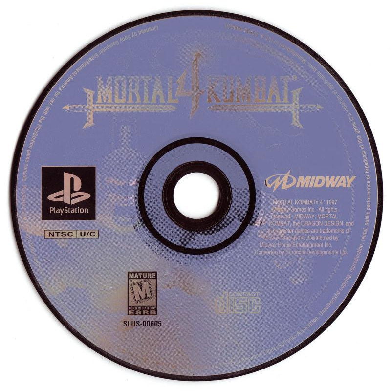 Mortal Kombat 4 - PlayStation 1 (PS1) Game Complete - YourGamingShop.com - Buy, Sell, Trade Video Games Online. 120 Day Warranty. Satisfaction Guaranteed.