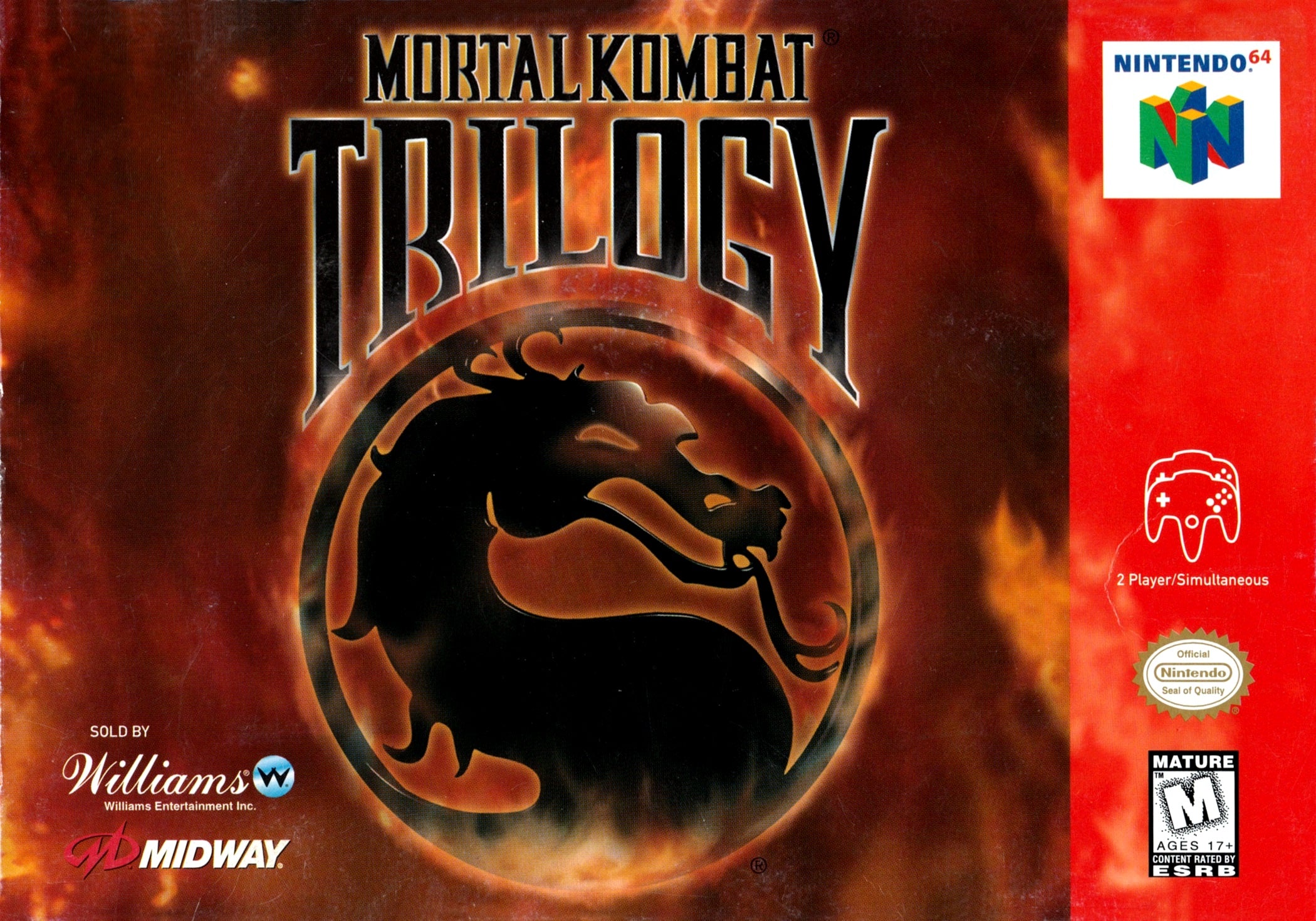 Mortal Kombat Trilogy - Authentic Nintendo 64 (N64) Game Cartridge