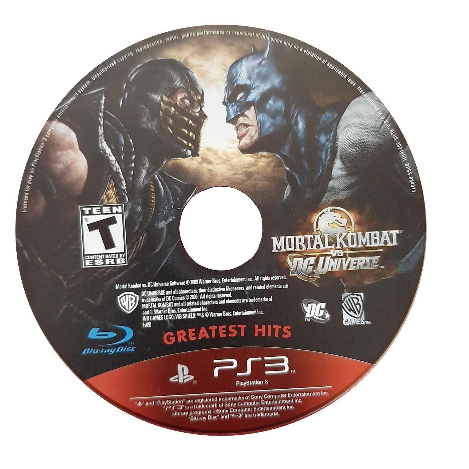 Mortal Kombat vs. DC Universe (Greatest Hits) - PlayStation 3 (PS3) Game