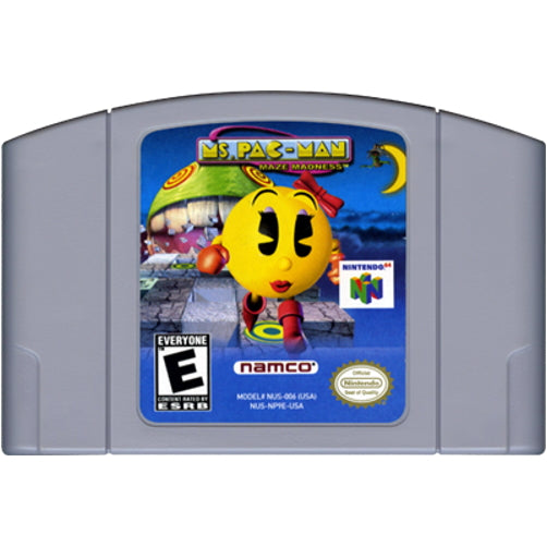 Ms. Pac-Man: Maze Madness - Authentic Nintendo 64 (N64) Game Cartridge - YourGamingShop.com - Buy, Sell, Trade Video Games Online. 120 Day Warranty. Satisfaction Guaranteed.