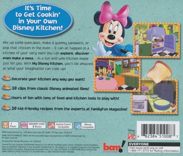 My Disney Kitchen - PlayStation 1 (PS1) Game
