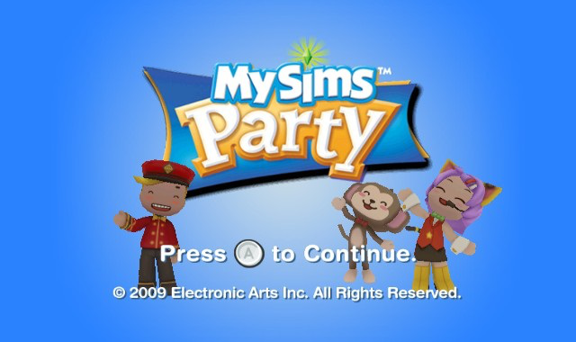 MySims: Party - Nintendo Wii Game