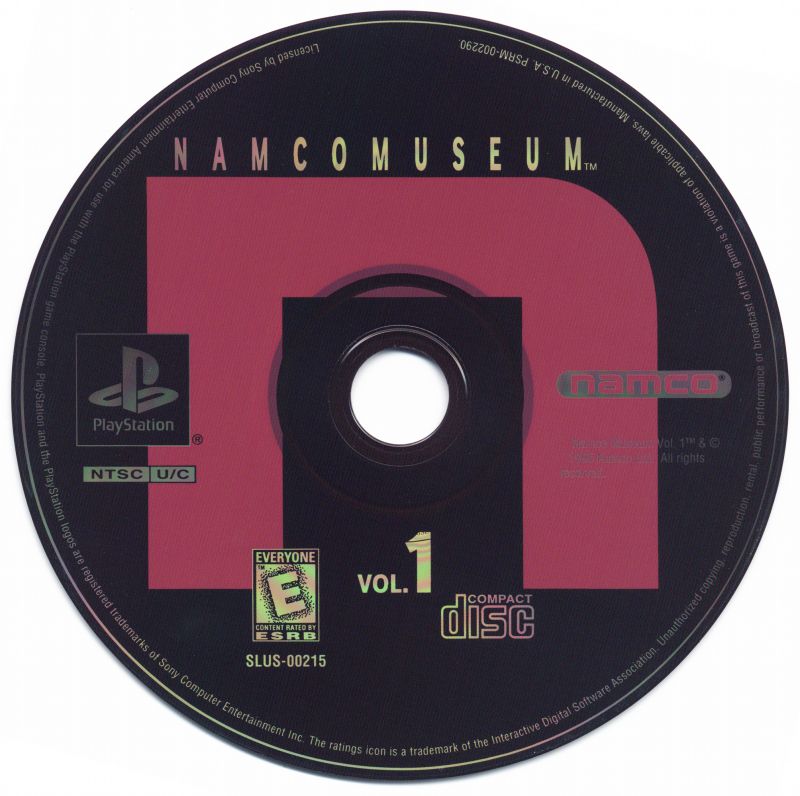 Namco Museum Vol. 1 - PlayStation 1 (PS1) Game