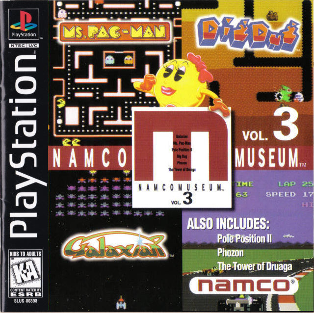 Namco Museum Vol. 3 - PlayStation 1 (PS1) Game