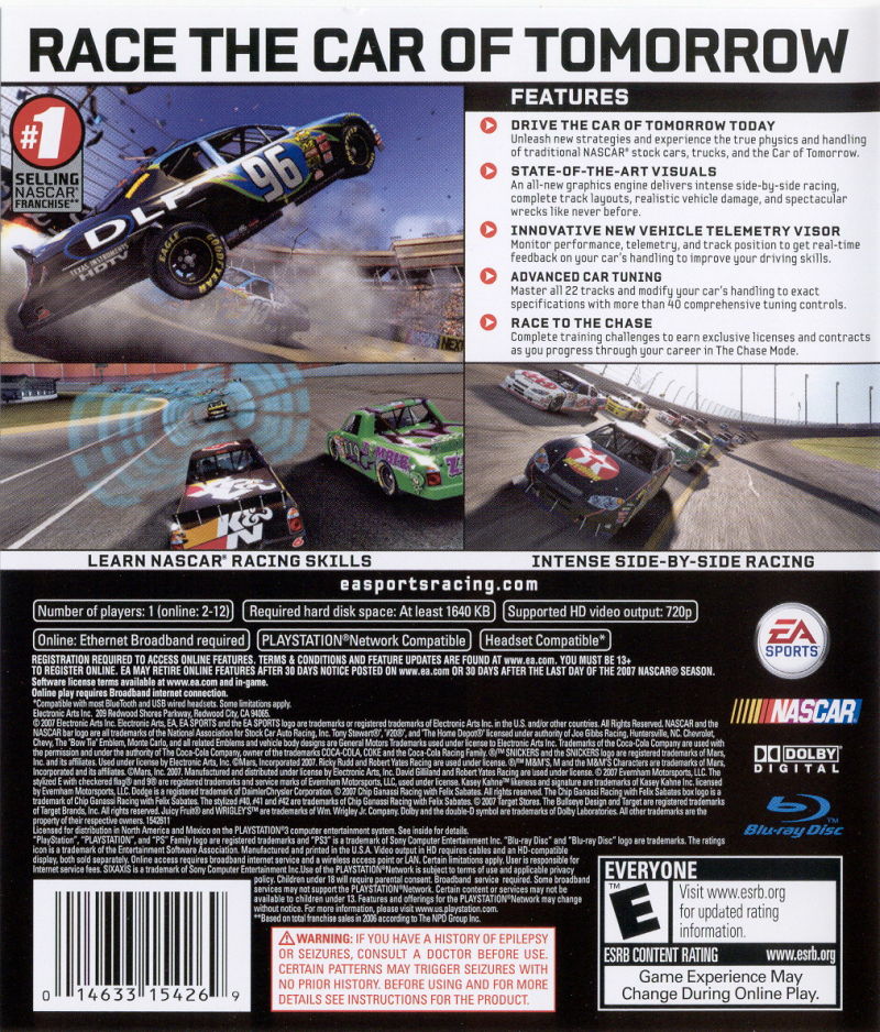 NASCAR 08 - PlayStation 3 (PS3) Game