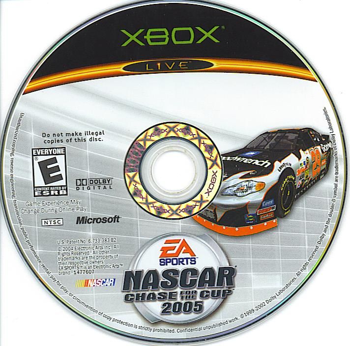 NASCAR 2005: Chase for the Cup  - Microsoft Xbox Game