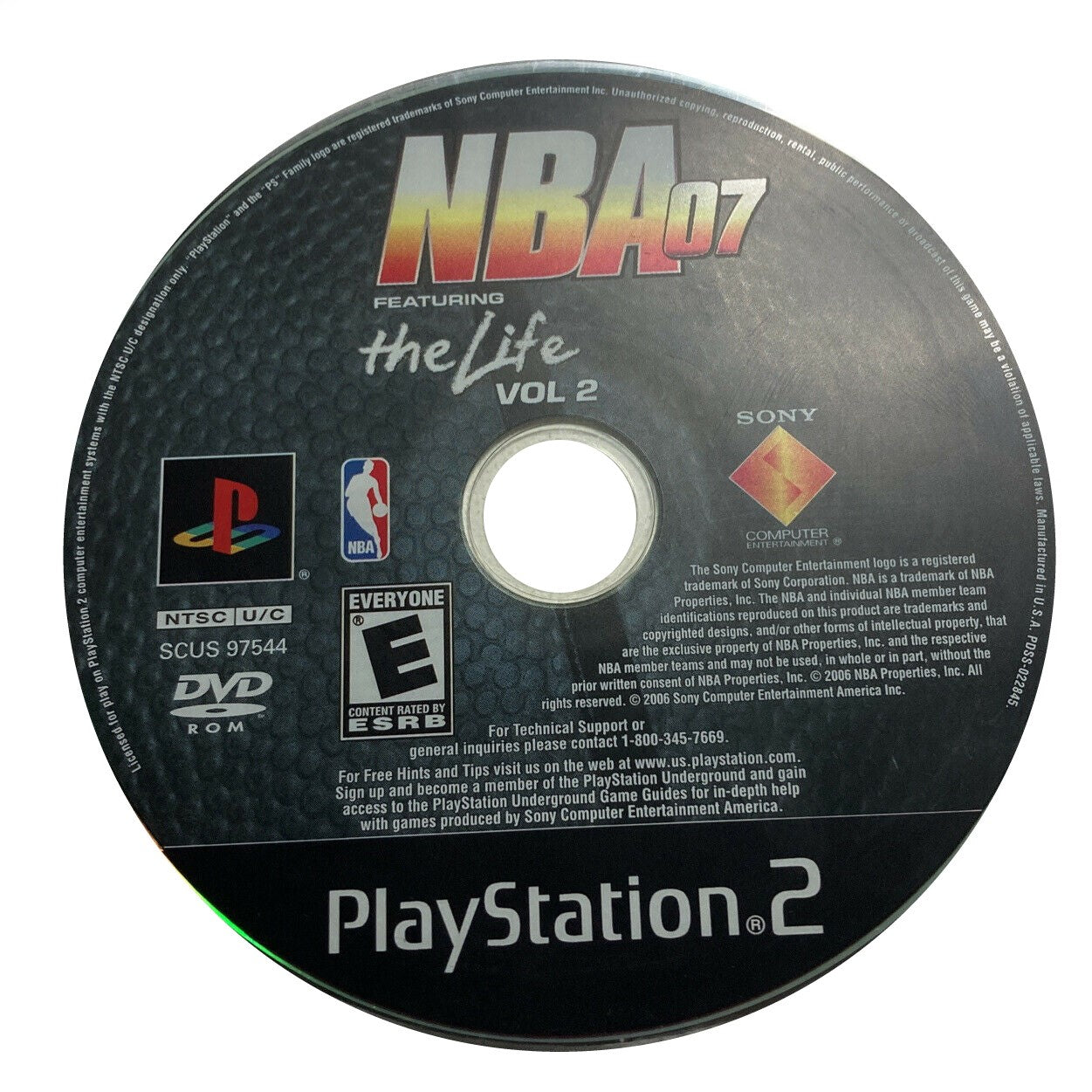 NBA 07 - PlayStation 2 (PS2) Game