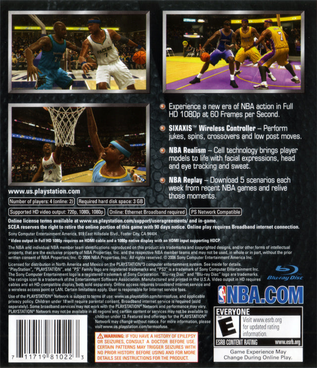NBA 07 - PlayStation 3 (PS3) Game