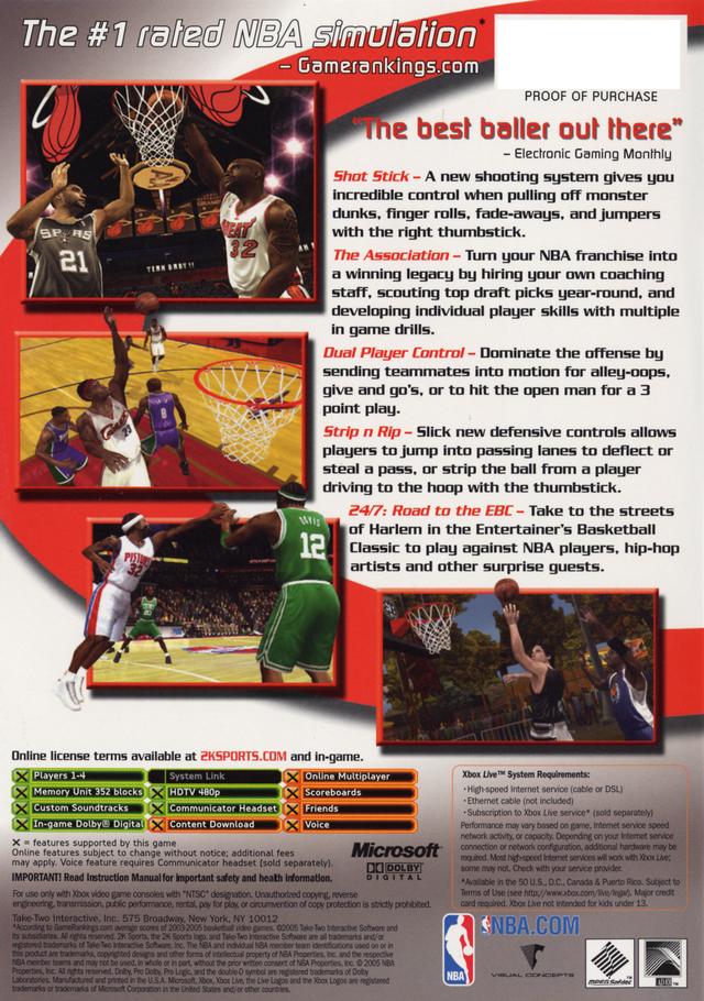 NBA 2K6 - Microsoft Xbox Game
