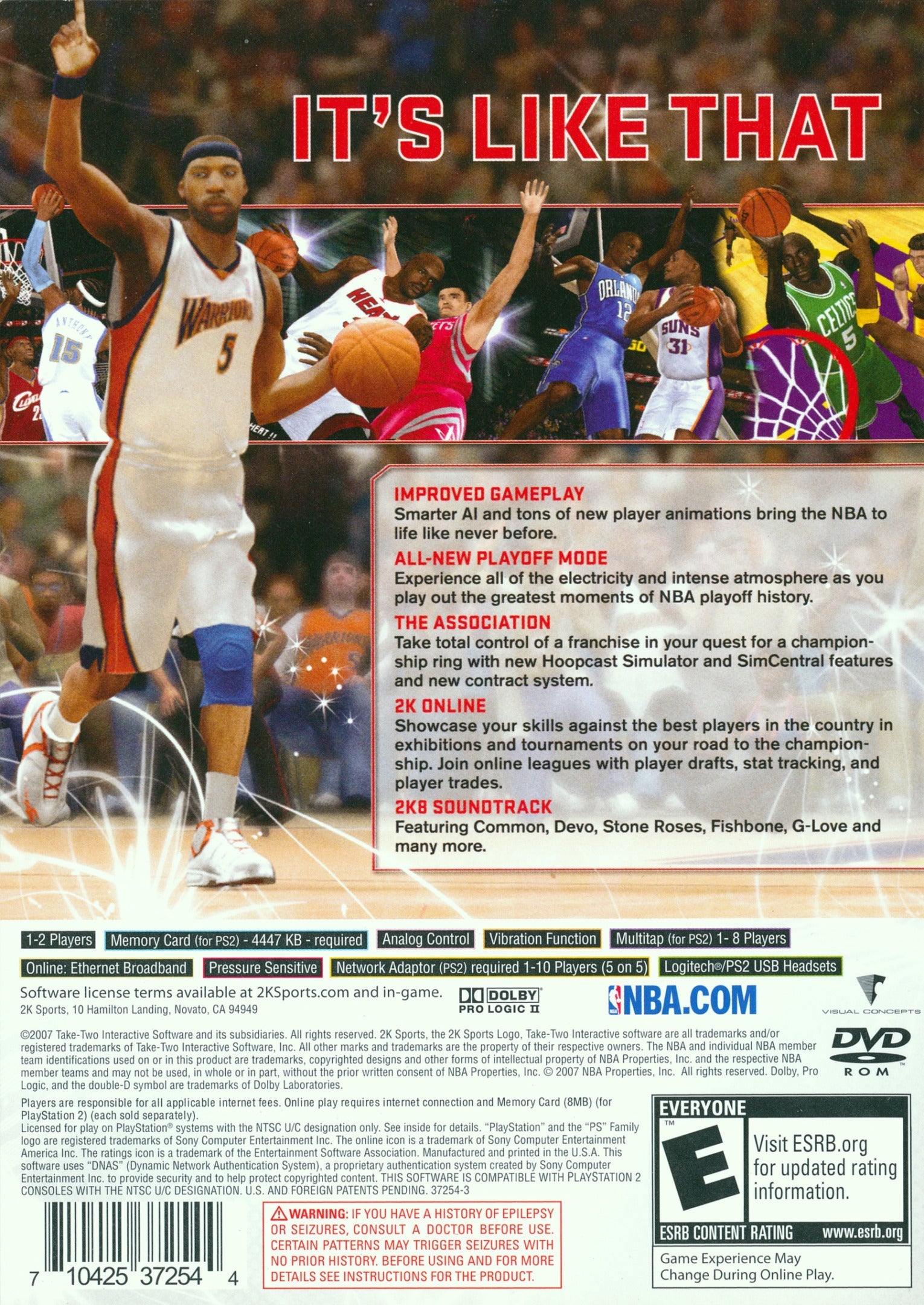 NBA 2K8 - PlayStation 2 (PS2) Game