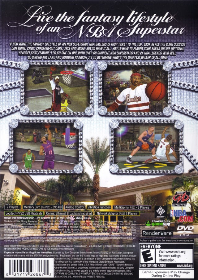 NBA Ballers (Greatest Hits) - PlayStation 2 (PS2) Game