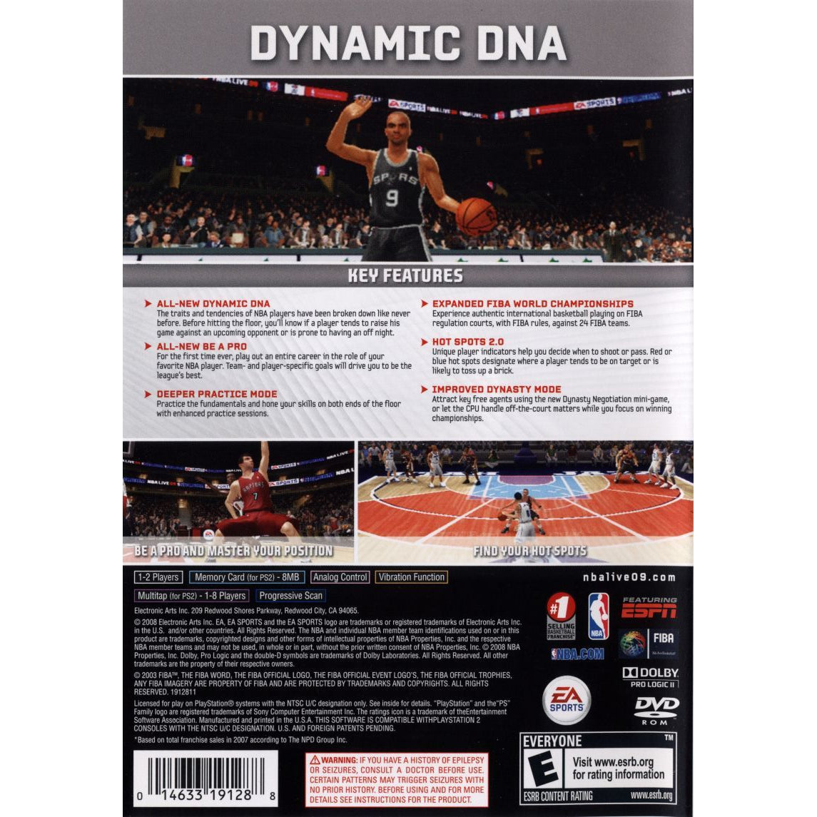 NBA Live 09 - PlayStation 2 (PS2) Game Complete - YourGamingShop.com - Buy, Sell, Trade Video Games Online. 120 Day Warranty. Satisfaction Guaranteed.