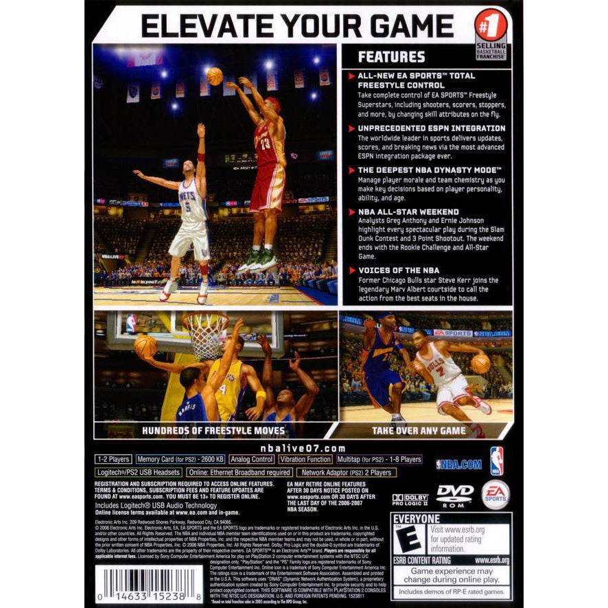 NBA Live 07 - PlayStation 2 (PS2) Game Complete - YourGamingShop.com - Buy, Sell, Trade Video Games Online. 120 Day Warranty. Satisfaction Guaranteed.