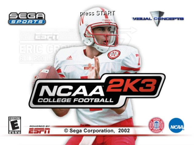 NCAA College Football 2K3 - Nintendo GameCube Game