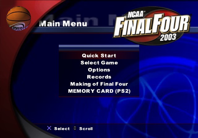 NCAA Final Four 2003 - PlayStation 2 (PS2) Game