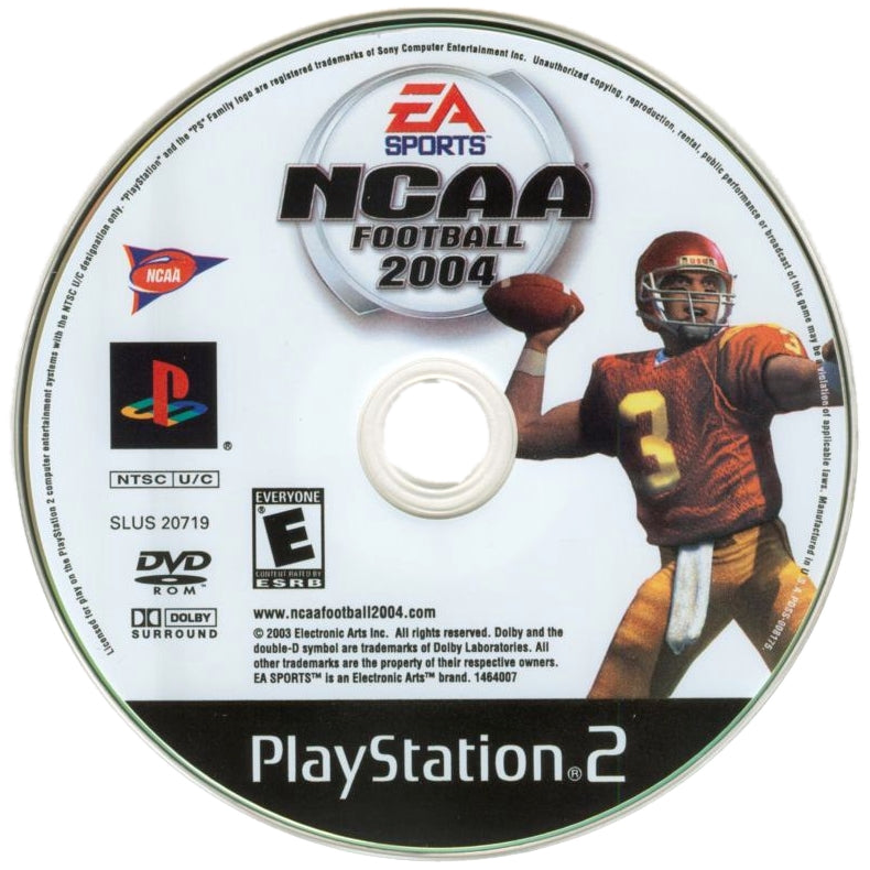 NCAA Football 2004 - PlayStation 2 (PS2) Game Complete - YourGamingShop.com - Buy, Sell, Trade Video Games Online. 120 Day Warranty. Satisfaction Guaranteed.