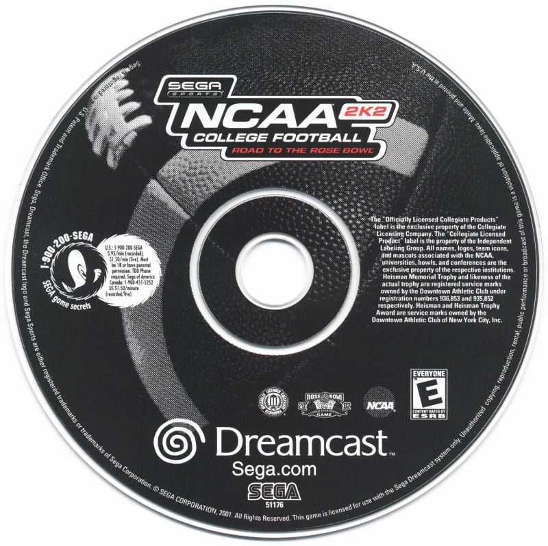 NCAA College Football 2K2 - Sega Dreamcast Game