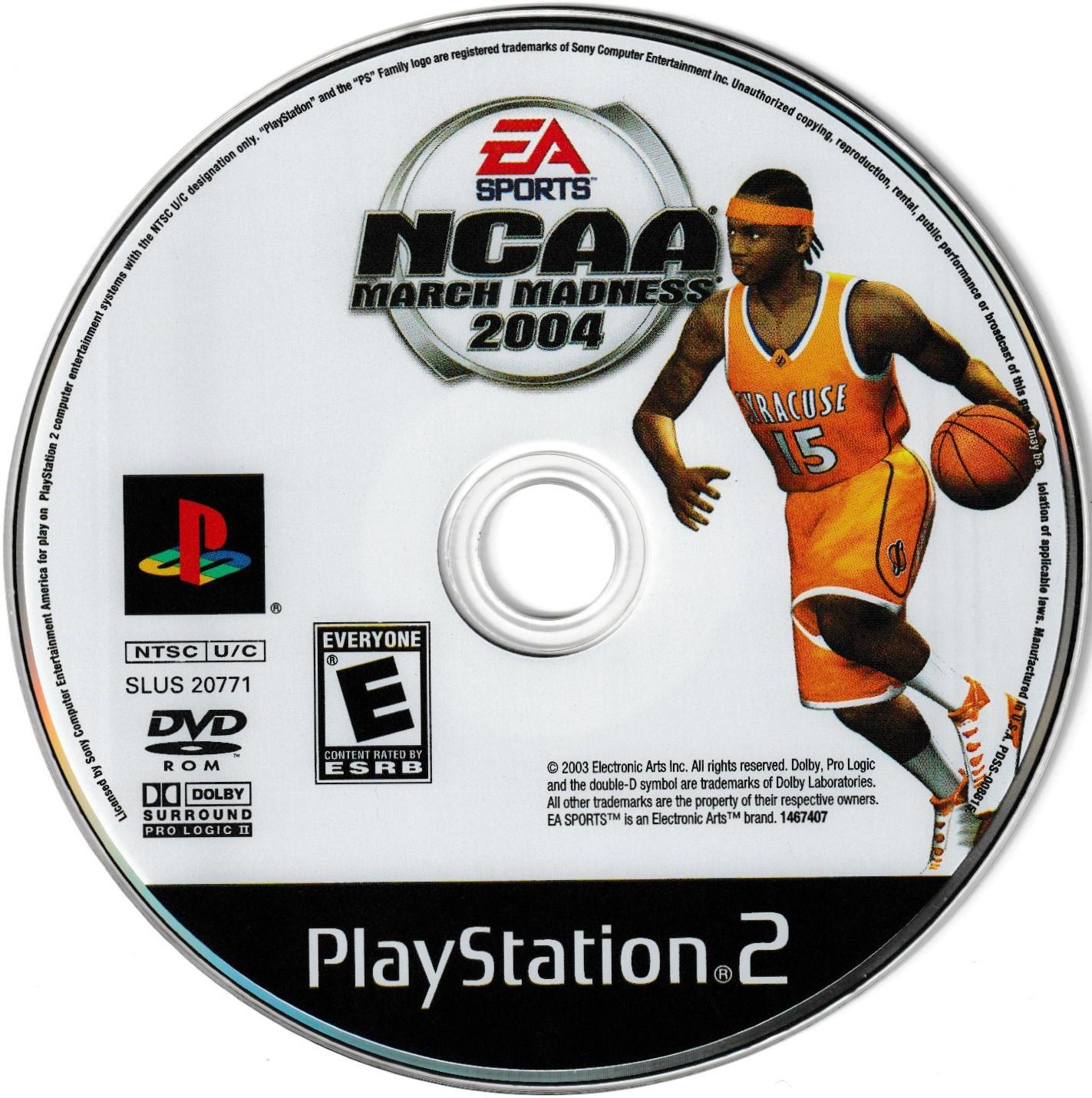 NCAA March Madness 2004 - PlayStation 2 (PS2) Game