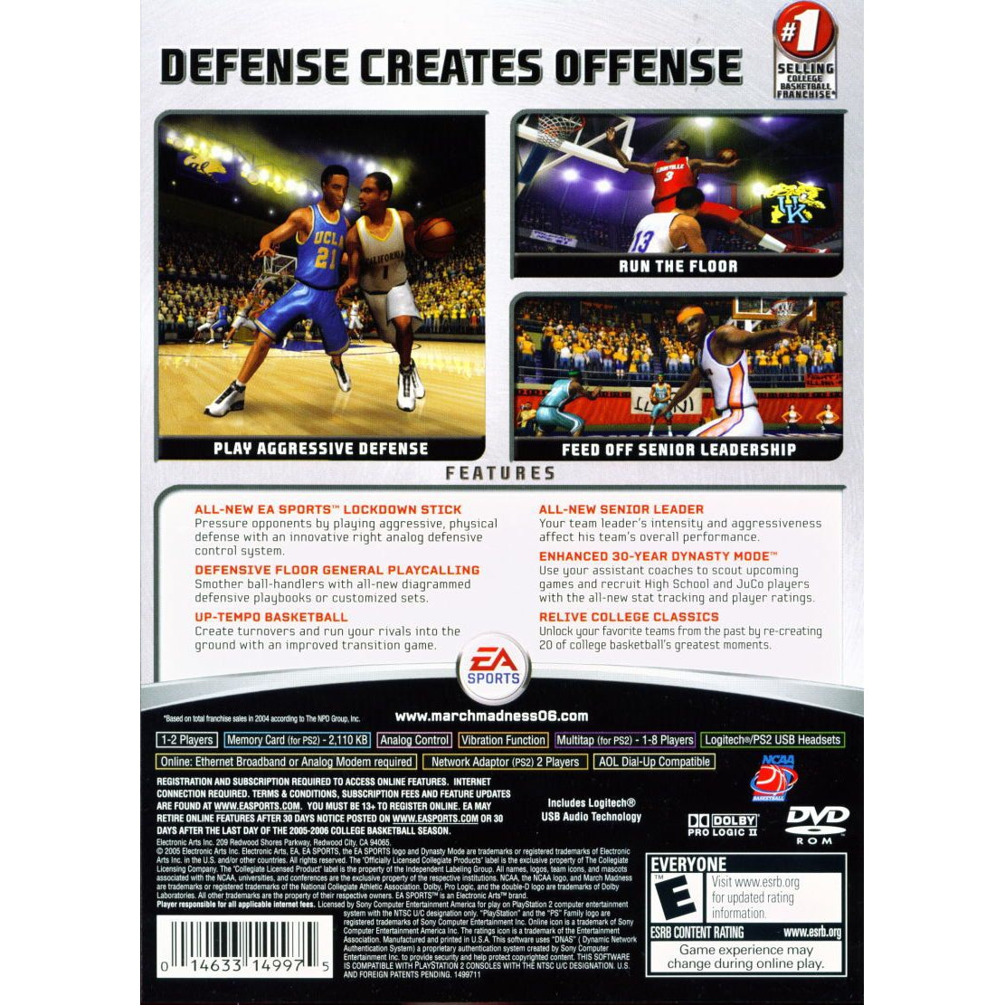 NCAA March Madness 06 - PlayStation 2 (PS2) Game Complete - YourGamingShop.com - Buy, Sell, Trade Video Games Online. 120 Day Warranty. Satisfaction Guaranteed.
