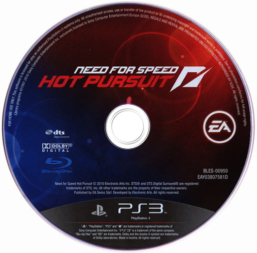Need for Speed: Hot Pursuit - PlayStation 3 (PS3) Game