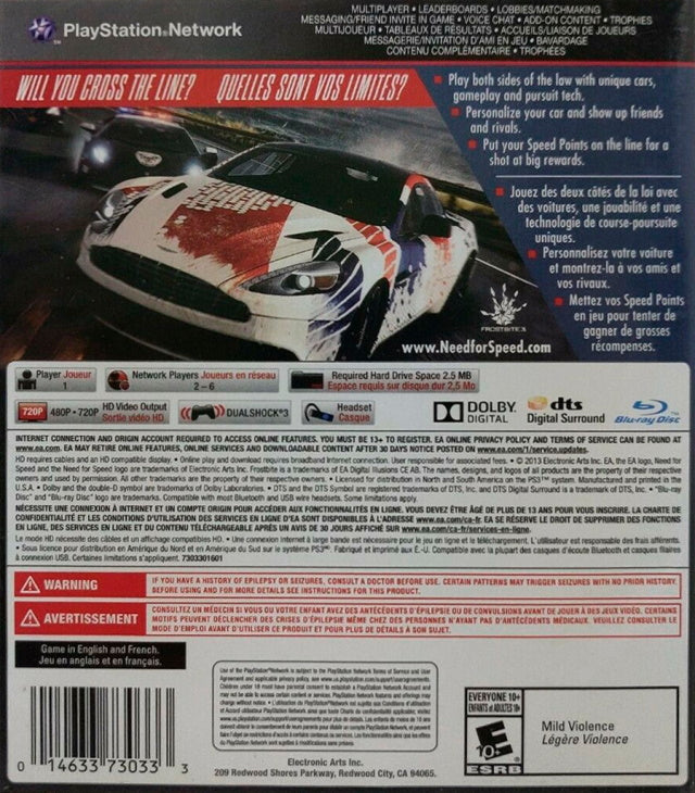 Need For Speed: Rivals - PlayStation 3 (PS3) Game