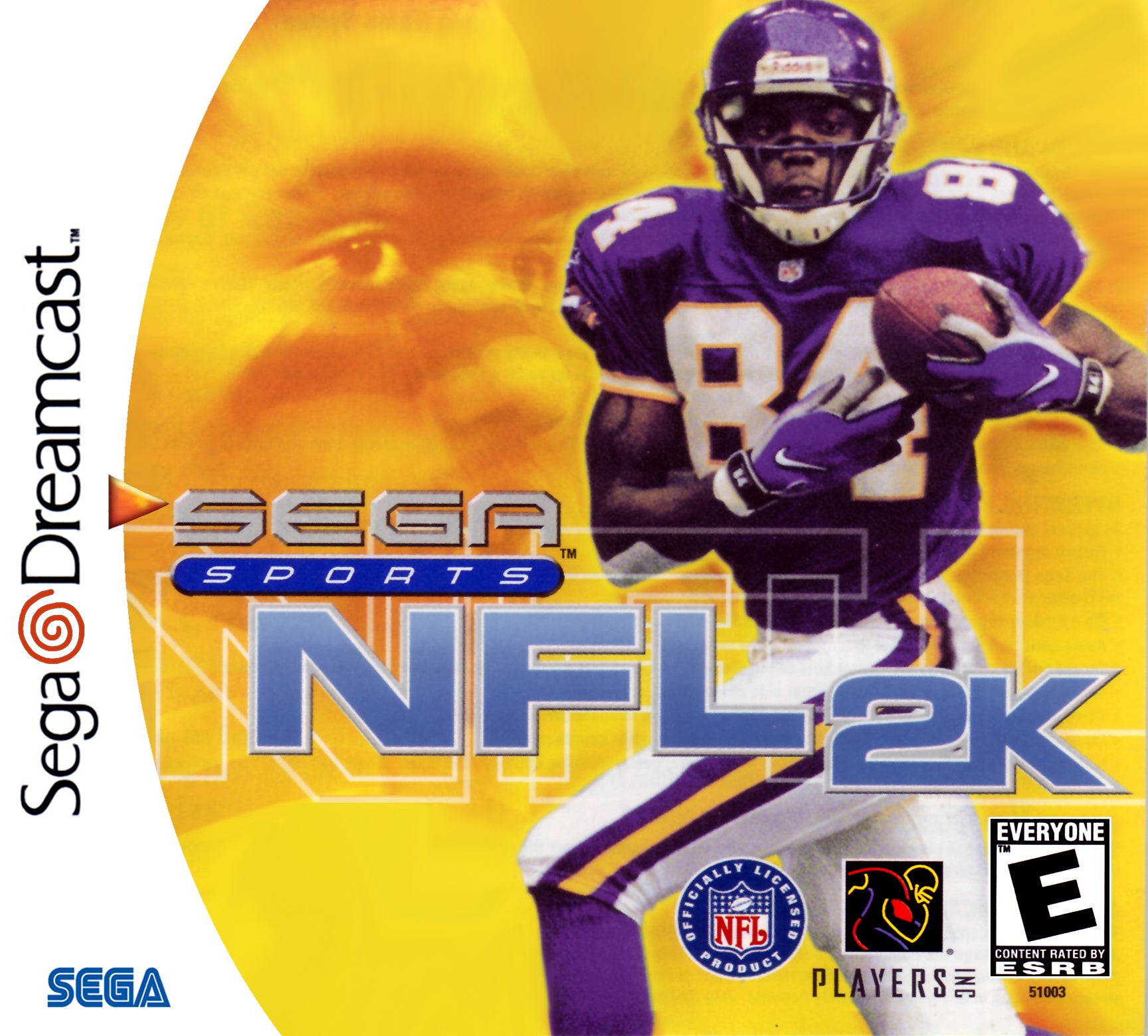 NFL 2K - Sega Dreamcast Game