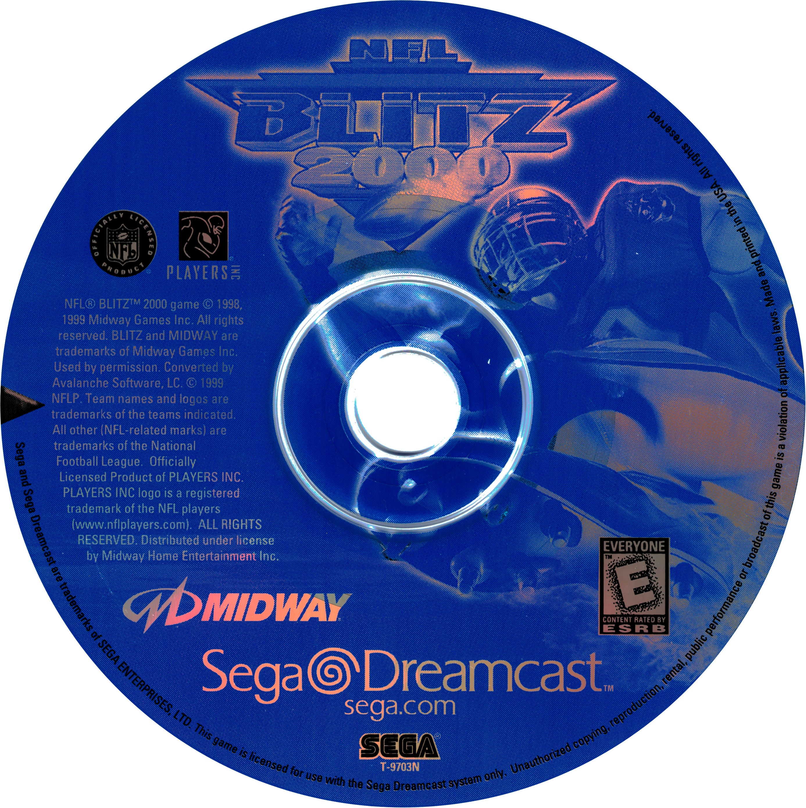 NFL Blitz 2000 - Sega Dreamcast Game