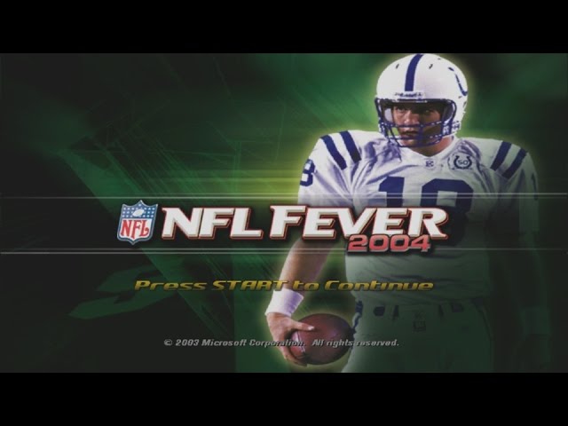 NFL Fever 2004 - Microsoft Xbox Game
