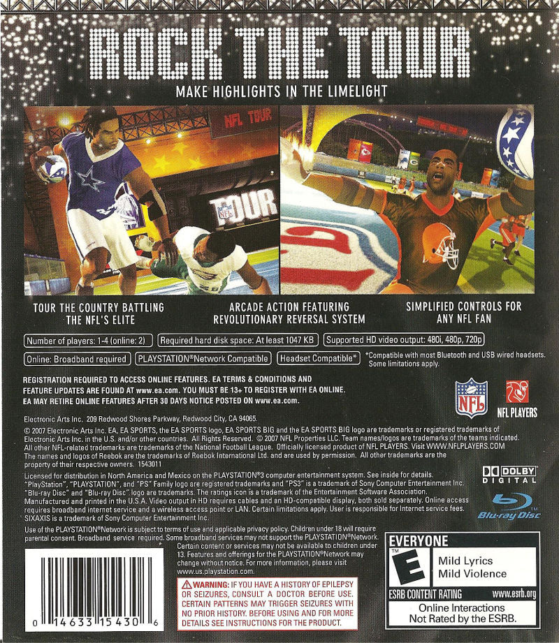 NFL Tour - PlayStation 3 (PS3) Game