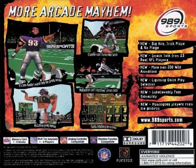 NFL Xtreme 2 - PlayStation 1 (PS1) Game