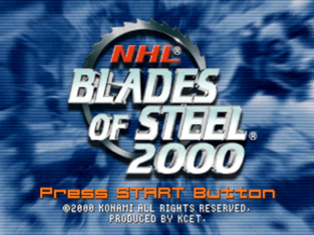 NHL Blades of Steel 2000 - PlayStation 1 (PS1) Game