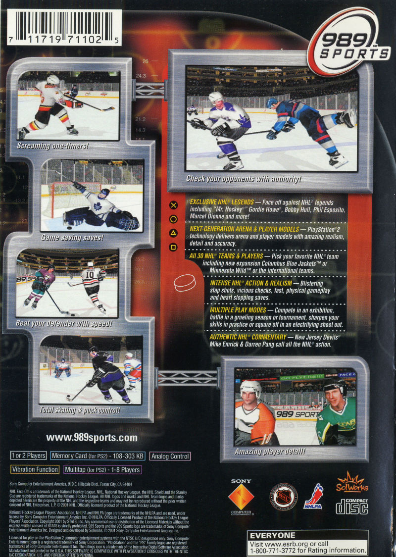 NHL FaceOff 2001 - PlayStation 2 (PS2) Game