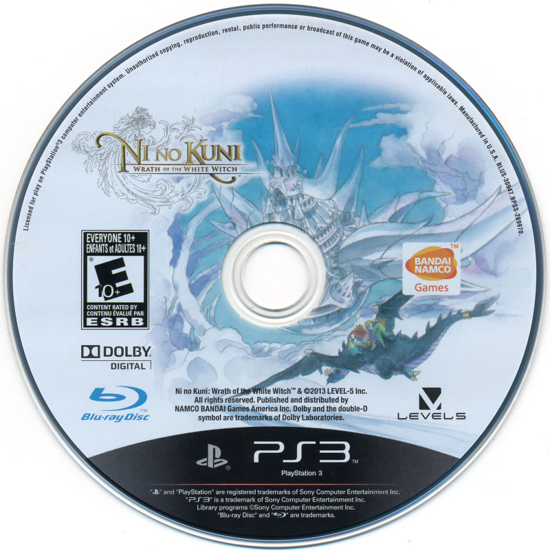 Ni no Kuni: Wrath of the White Witch - PlayStation 3 (PS3) Game