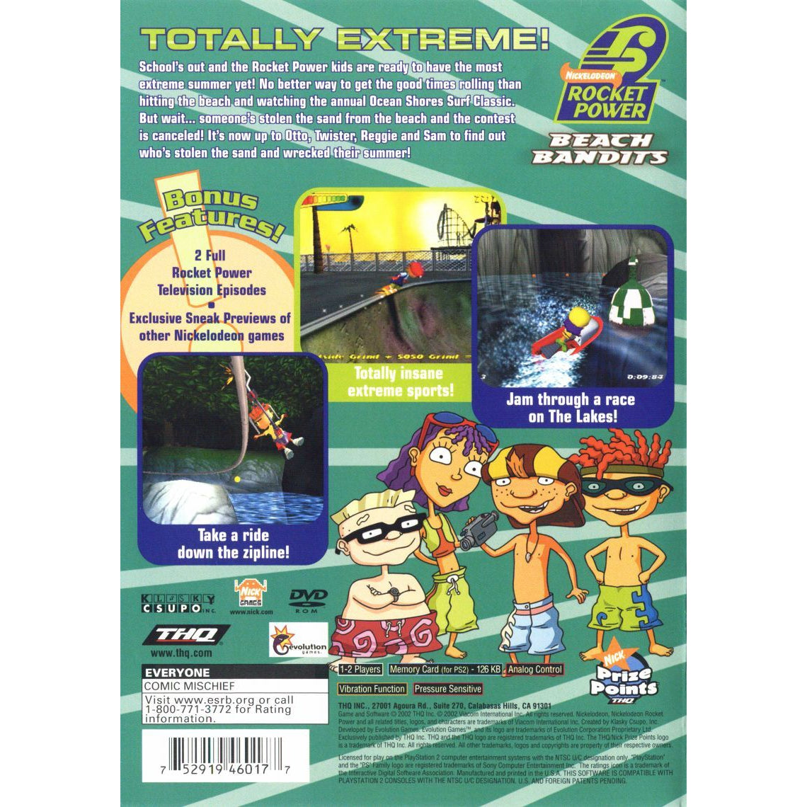 Nickelodeon: Rocket Power - Beach Bandits - PlayStation 2 (PS2) Game Complete - YourGamingShop.com - Buy, Sell, Trade Video Games Online. 120 Day Warranty. Satisfaction Guaranteed.
