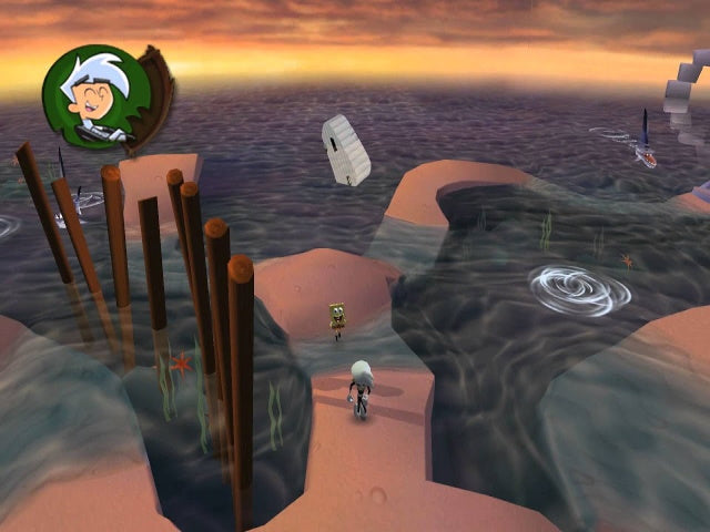 Nicktoons Volcano Island - Nintendo GameCube Game
