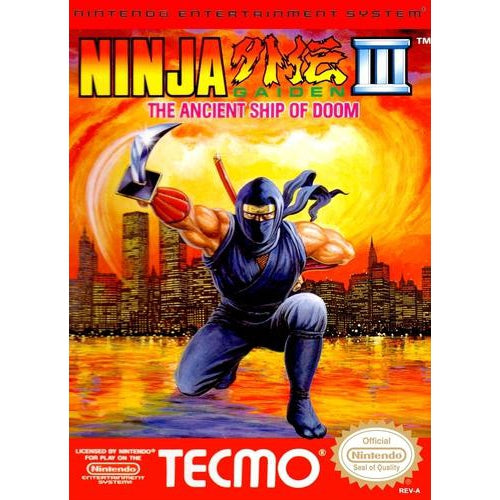 Ninja Gaiden III: The Ancient Ship of Doom - Authentic NES Game Cartridge - YourGamingShop.com - Buy, Sell, Trade Video Games Online. 120 Day Warranty. Satisfaction Guaranteed.