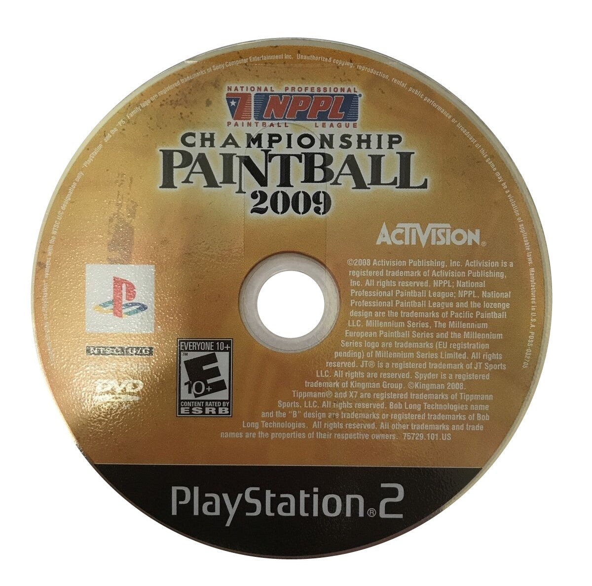 NPPL Championship Paintball 2009 - PlayStation 2 (PS2) Game