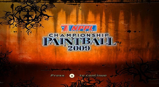 NPPL Championship Paintball 2009 - PlayStation 2 (PS2) Game