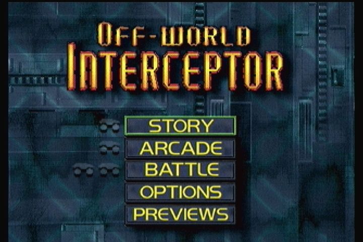 Off-World Interceptor Extreme - Sega Saturn Game